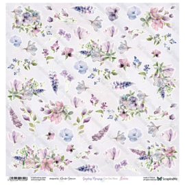 Scrap And Me - Cutting Sheet - Sunday Morning - Flowers