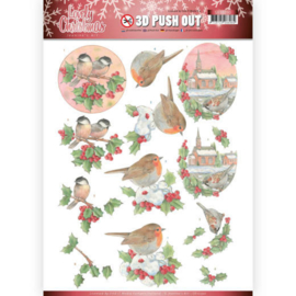 SB10390 Uitdrukvel A4 - Lovely Christmas - Jeanine's Art