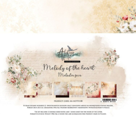 AA-MOTH-08 - Alchemy of Art - Melody of the Heart - Paper Collection Set 20.3x20.3cm