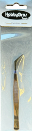 HGT009 Pincet gebogen 115 mm