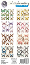 99079/090 Fairybells 3-D setje Kleurrijke vlinders