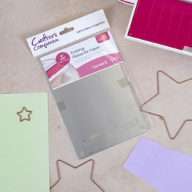 Gemini II - Accessoires - Metalen snijplaat A5 - Textiel