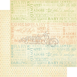 4500447 Scrappapier dubbelzijdig - Little Darlings Collection - Graphic45