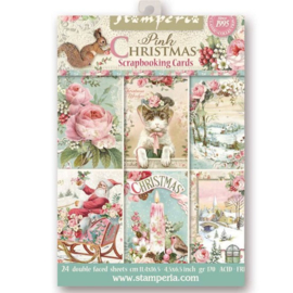 Scrapbooking Cards - Pink Christmas - Stamperia