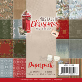 ADPP10036 Paperpad  - Nostalgic Christmas- Amy Design