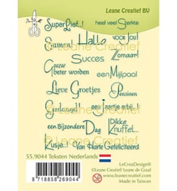 55.9044 - Combi clear stamp Teksten Nederlands