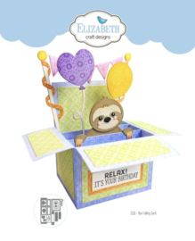 Elizabeth Craft Design - Cute & Whimsical - Jungle Party - Die - Box Folding Card