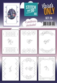 COSTDOA610028 Stitch and Do - Cards Only A6 - Set 28