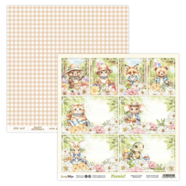 Double-sidedpaper 30,5x30,5cm Picnic - 05 - PAKKETPOST!!!