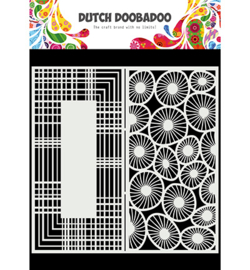 470.715.826 - Mask Art Slimline Circles - Dutch Doobadoo