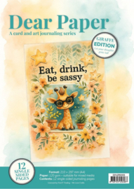 DPAJP10001 Dear Paper - A Card and Art Journaling Serie - Photos - Giraffe