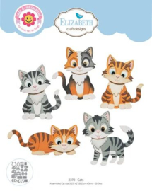 2370 ECD - Cute & Whimsical - Meet the Cats - Cutting Die Cats