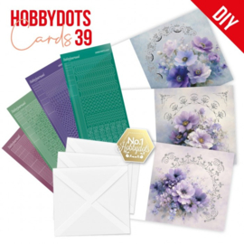 DODOPP039 Hobbydots Cards 39 - Purple Flowers