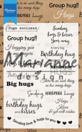 CS1011 Clearstamp Hugs UK - Marianne Design