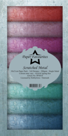 DFS010 Dixi Slimline PaperPack 10x21 cm Scratched Metal
