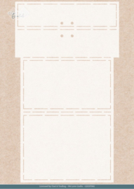 CDEST082 Stencil - Card Deco Essentials - Golden Whisper - Golden Present A4