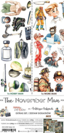 CC-F37-NM-13 Craft O Clock Extras Set Mix 15x30 cm The November Man