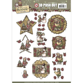 SB10197 Stansvel 3D vel A4 - Celebrate Christmas - Yvonne Creations