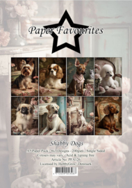 PFA126 Paper Favourites A5 Shabby Dogs