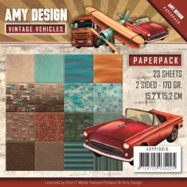 ADPP10016 Paperpad - Vintage Vehicle - Amy Design