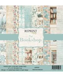 CRP087 Paperpad The Bookshop 12x12 Inch - PAKKETPOST!!
