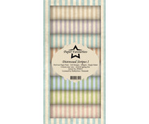 Paper Favourites Distressed Stripes I Slim Paper Pack (PFS033)