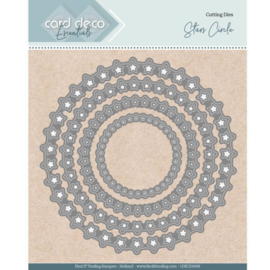 CDECD0098 Nesting Dies - Star Circle - Card Deco