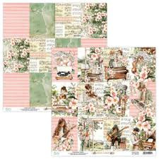06 Mintay - Music Garden - 12x12 Inch Elements Paper