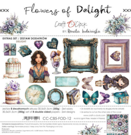 CC-C85-FOD-12 Extras Set Delight 30x30 cm Flowers of Delight - PAKKETPOST!!