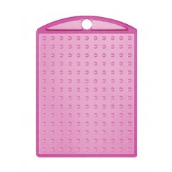 Losse sleutelhanger Roze met kettinkje  -  Pixel Hobby