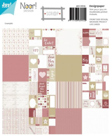 6011-0536 Scrapdesign papier - Love this Life - Joy Crafts