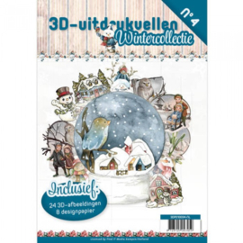 3DPO10004 3D Push Out book 04 - Winter Collection