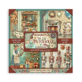 Stamperia The Nutcracker 8x8 Inch Single Face Paper Pack (SBBSXB04)