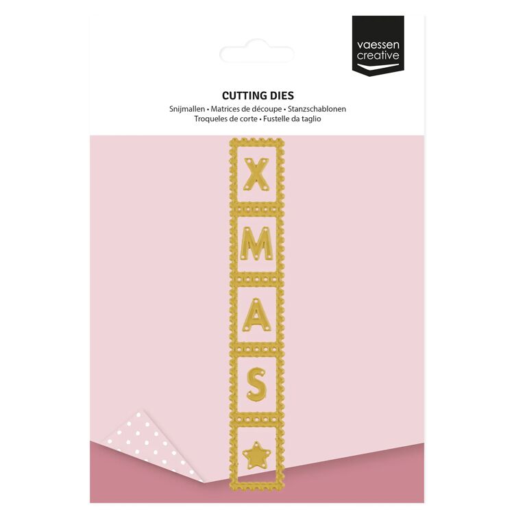 3625-0105 Vaessen Creative - Snijmallen Postzegelstrip