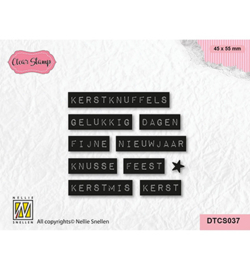 DTCS037 - Kerstknuffels Typed - Takst negatief Nederlands