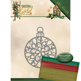 ADD10183 Snij- en embosmal - Christmas Gold - Amy Design