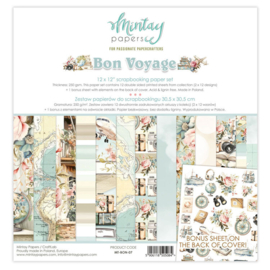 Mintay - Bon Voyage - 12x12 Inch Paper Set - PAKKETPOST!!