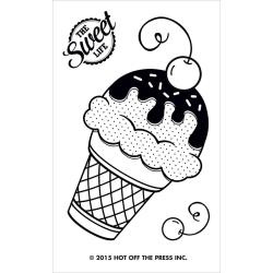 HOTP-1180 Ice Cream - Clearstempel - Hot off the Press