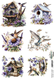 AA-MOS-RP-01   Rice paper 1, Memory of Spring, A4 (21x29,7cm) 25-30g