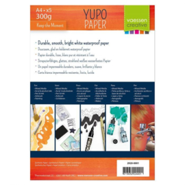 2920-0001 Vaessen Creative - Yupo Paper White - 300g - A4 (5 vel)