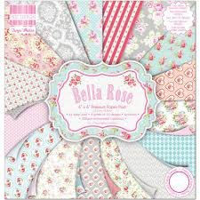Paperpad 20 x 20cm - Bella Rose - First Edition