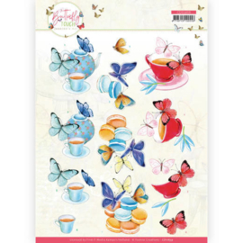 CD11659 3D vel A4 - Butterfly Touch - Jeanine's Art