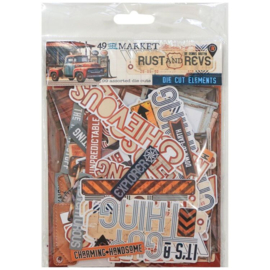 RAR-29123  49 And Market - Rust and Revs - Die Cuts Elements