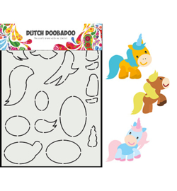 470.713.865 - Card Art Built up Paard - Dutch Doobadoo