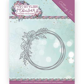 YCD10269 Snij- en embosmal - Stylisch Flowers - Yvonne Creations