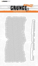 Stencilsl174 Snij- en embosmal - Grunge - Studio Light