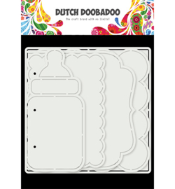 470.784.021 - Card Art Baby album 5 set - Dutch Doobadoo
