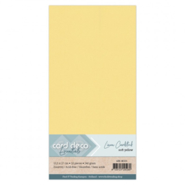 LKK-4K101 Linen Cardstock - 4K - Zachtgeel