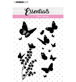 SL-ES-STAMP24 Clear Stamp Flowers/leaves Essentials - Studio Light