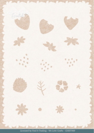 CDEST069 Stencil - Card Deco Essentials - Sweet Strawberries - Sweet Strawberries - A5